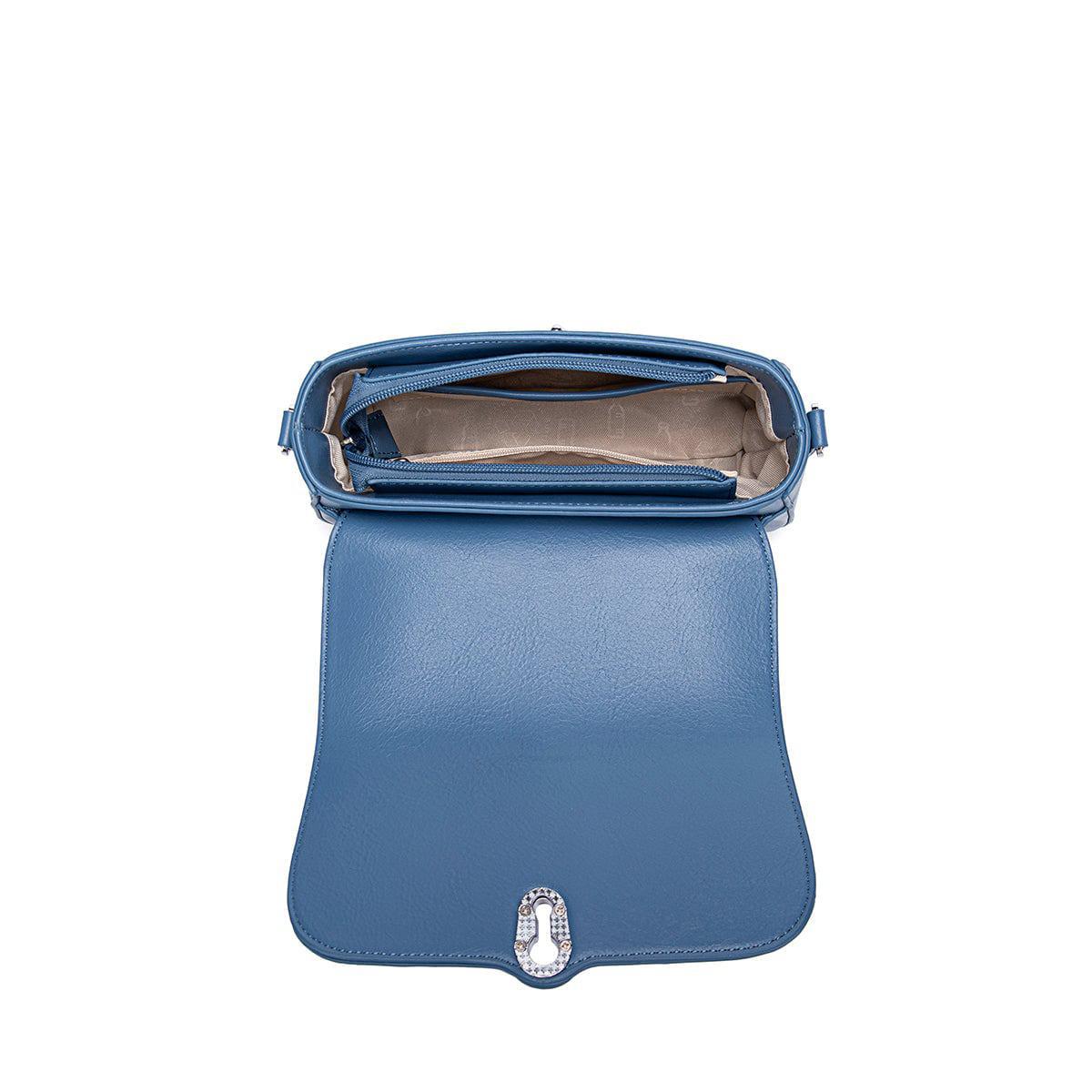 Athena Saddle Bag | Muted Blue